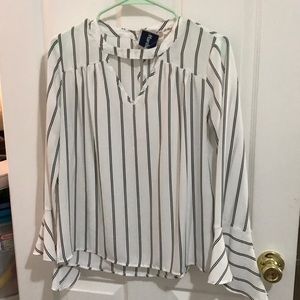 Flowy Striped Shirt BRAND NEW